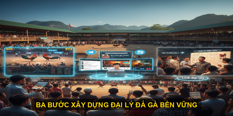 Quy trình 3 bước xây dựng "đế chế" đại lý đá gà bền vững