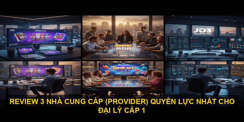 Review 3 nhà cung cấp (Provider) quyền lực nhất cho Đại lý cấp 1